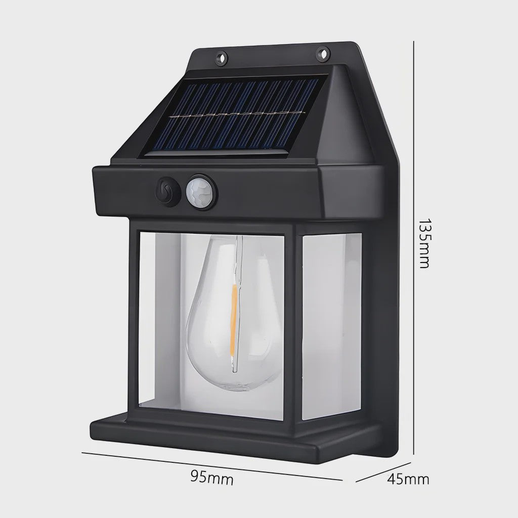 Krachtige Solar Wandlamp met Bewegingssensor - Waterdicht & Automatisch Licht