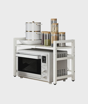 Uitschuifbare Magnetron Planken Organizer - 42-64cm - Vocht- & Roestvrij - Keuken Opbergrek