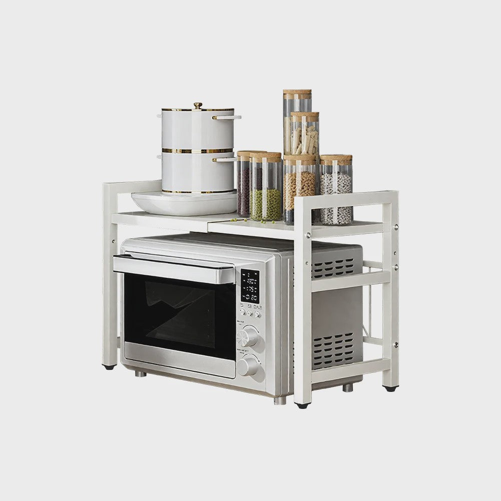 Uitschuifbare Magnetron Planken Organizer - 42-64cm - Vocht- & Roestvrij - Keuken Opbergrek