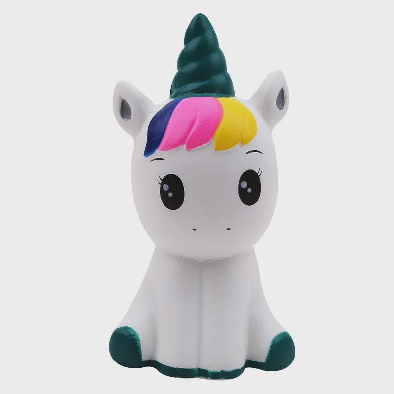 Schattige Squishy Eenhoorn Speelgoed - Langzaam Rijzend, Zacht & Geurend Stressverlichter voor Kinderen