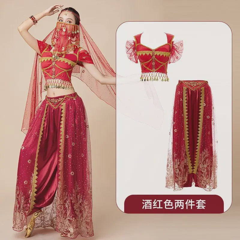 Prachtig Belly Dance Kostuum - Princess Stijl Outfit voor Dames | Dans, Feest & Halloween