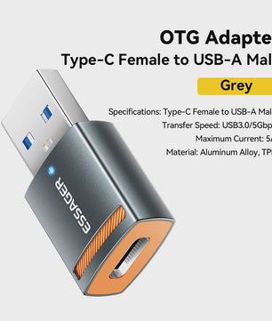 Essager USB 3.0 OTG Adapter: Type-C & USB-A naar Micro/iPhone Converter