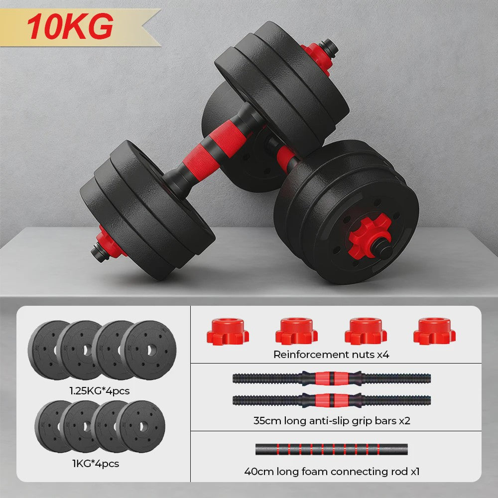 Verstelbare Dumbbell Set 25kg - Zandgevuld voor Krachttraining Thuis