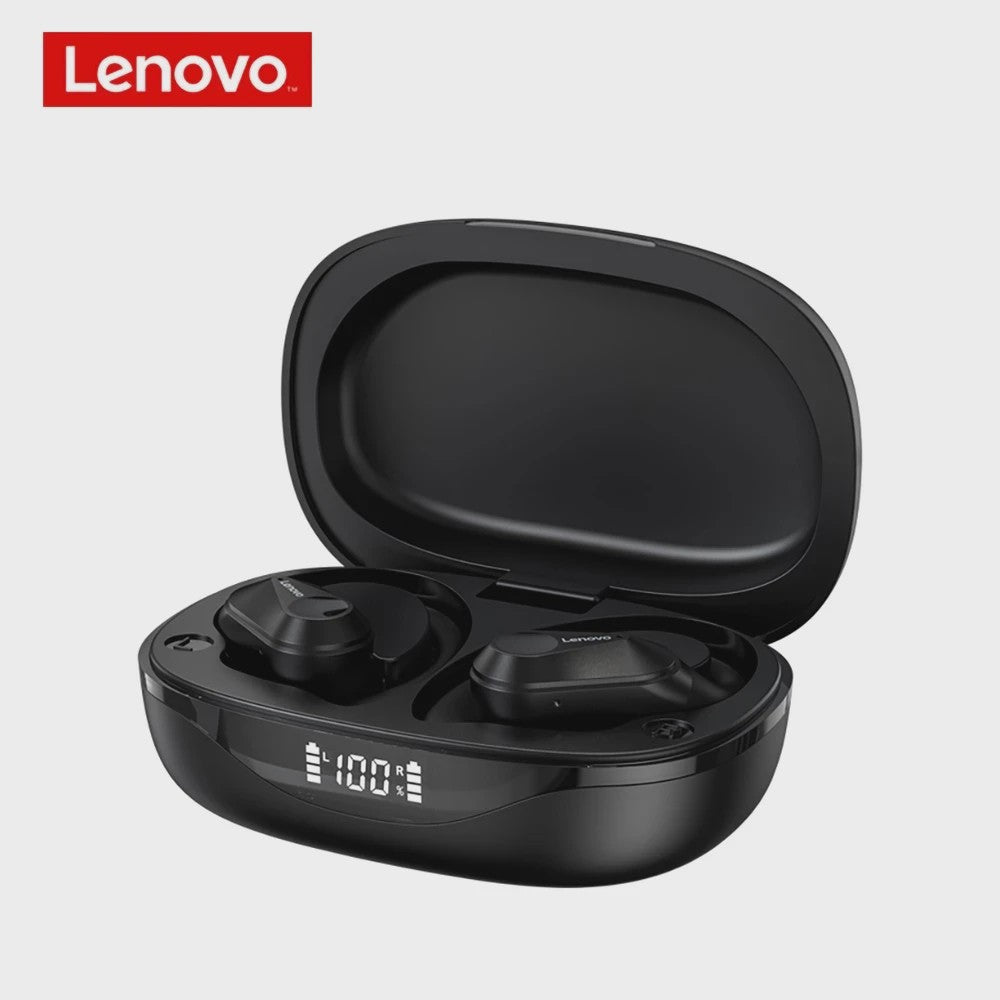Lenovo LP75 Draadloze Oordopjes met Oorhaak - Sport, Bellen & Noise Cancelling