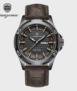 PAAZOMU Luxe Herenhorloge - Waterdicht, Lichtgevend, Datum & Week, RVS, Sportief & Fashion