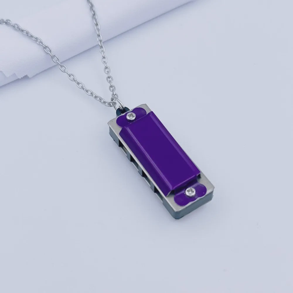 Mini Harmonica Ketting - 8 Tonen Muzikaal Sieraad