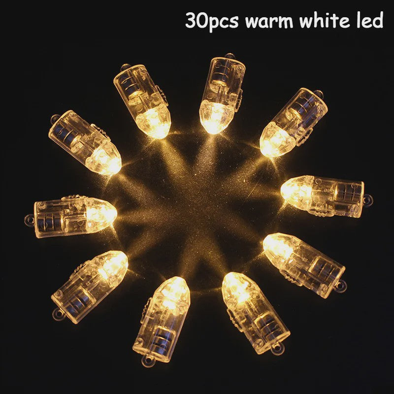 30 Stuks Witte Papieren Lampionnen Set - Ronde Chinese Hangende Decoratie voor Feesten