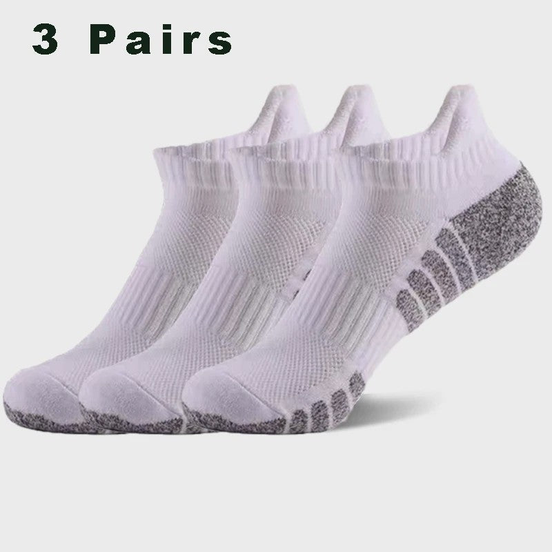 3 Paar Sportsokken Enkelsokken Heren Dames - Ademend & Comfortabel voor Fitness, Hardlopen & Outdoor