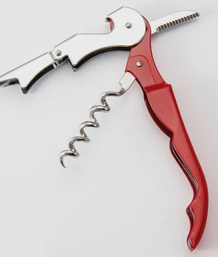 Roestvrijstalen Multifunctionele Kurkentrekker & Flesopener - Zilverkleurig