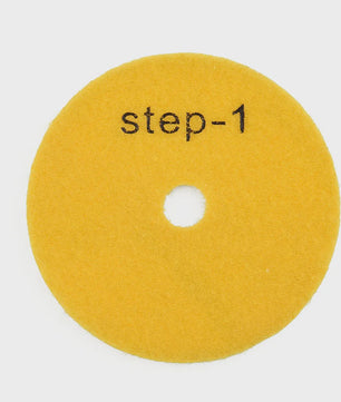 4-Inch Diamant Polijstpads Set - 3 Stappen - Nat/Droog Gebruik