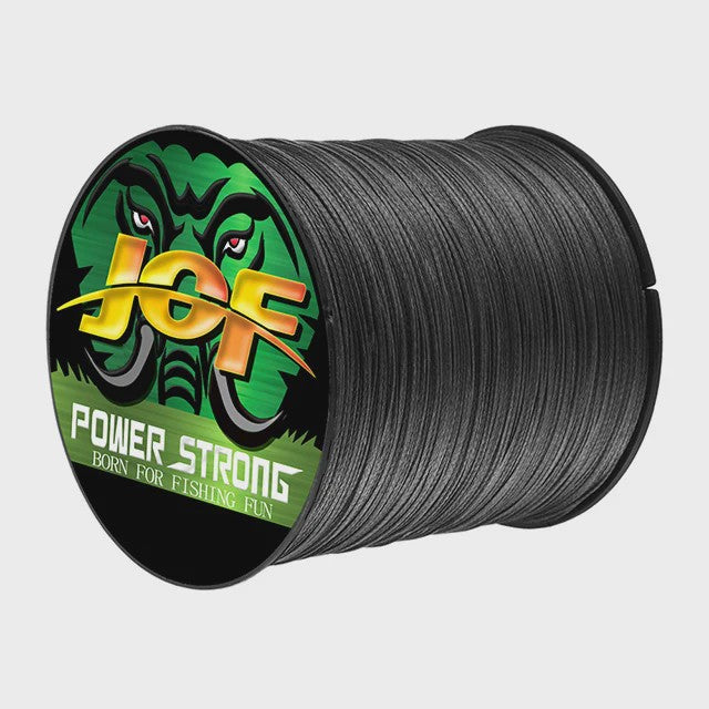 JOF 4 Strands Gevlochten Vislijn - Sterk, Duurzaam PE Multifilament (100M/300M)