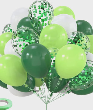 30 Stuks Chrome Latex Ballonnen Mix: Wit, Roze & Blauw - Feestdecoratie