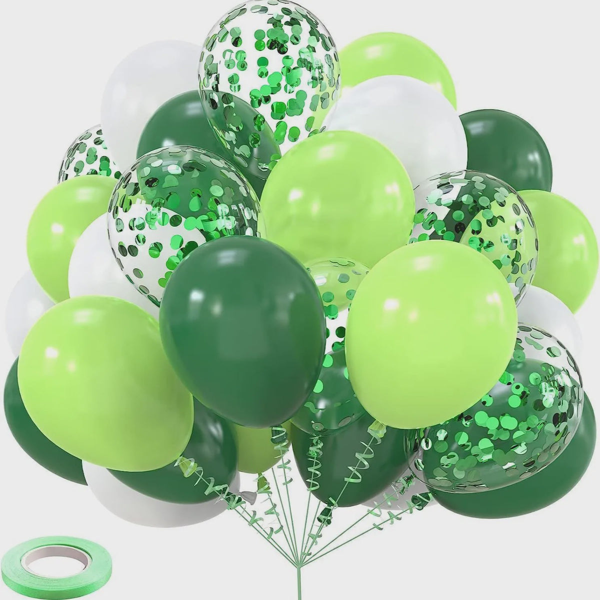 30 Stuks Chrome Latex Ballonnen Mix: Wit, Roze & Blauw - Feestdecoratie