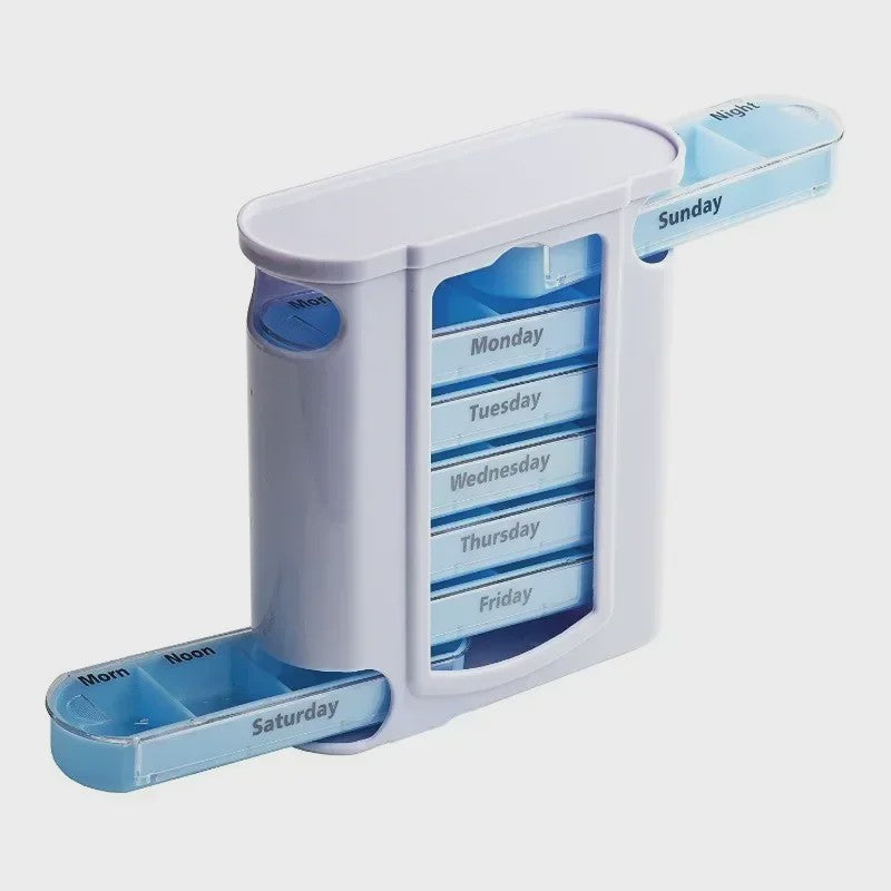 7-Dagen Pillendoos Organizer - 28 Vakjes voor Medicijnen & Supplementen - Ideaal voor Reizen