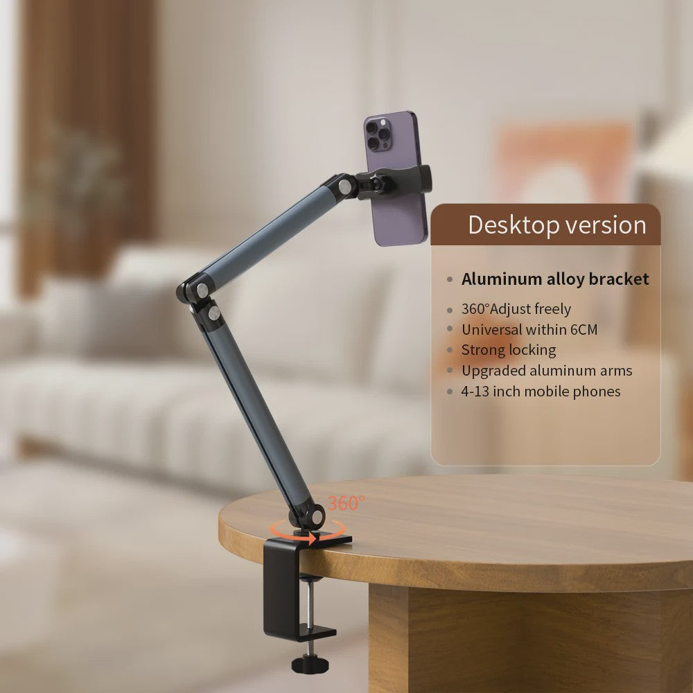 Verstelbare Vloerstandaard voor Projector, Telefoon of Tablet - Draaibaar & Stabiel