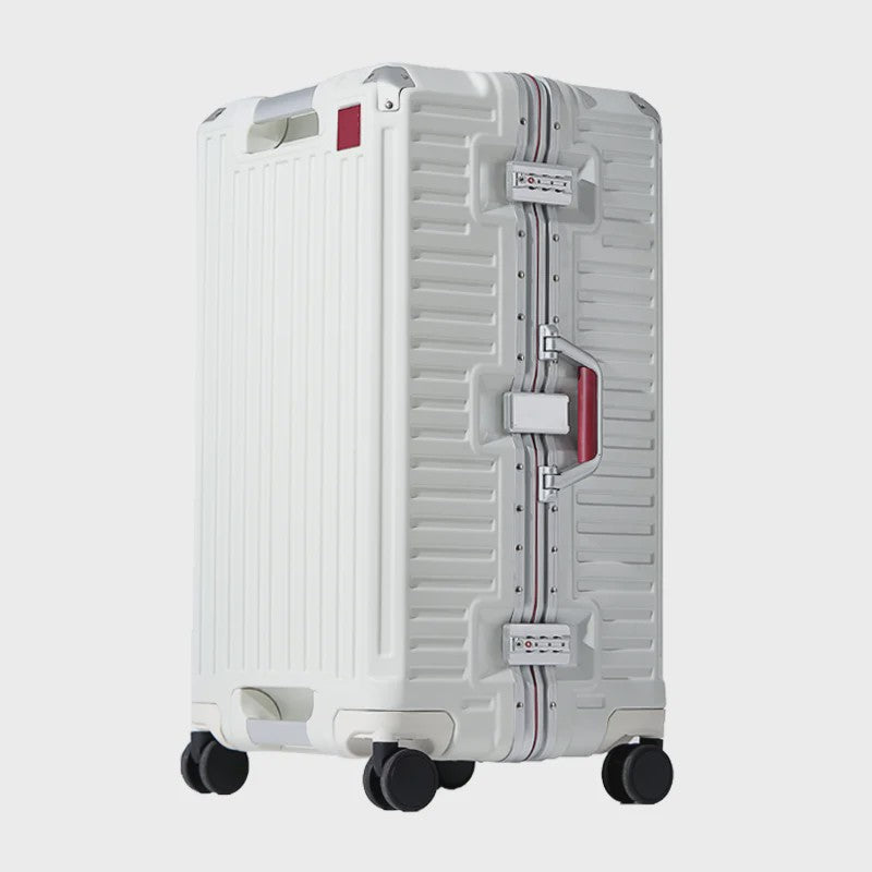Luxe Aluminium Frame Koffer Trolley - 20-30 inch - Reisbagage Heren & Dames - Met USB Poort & Bekerhouder