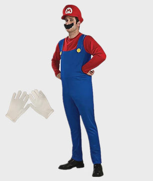 Super Brothers Kostuum - Unisex Mario & Luigi Verkleedset voor Halloween en Carnaval