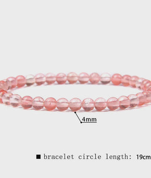 Natuursteen Armband met Kwarts, Kattenoog, Jades & Aquamarijn Kralen - Stretch Bangle voor Dames & Heren