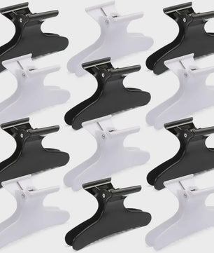 Professionele Vlinder Haarclips - Set van 25 Stuks voor Styling en Haarsecties