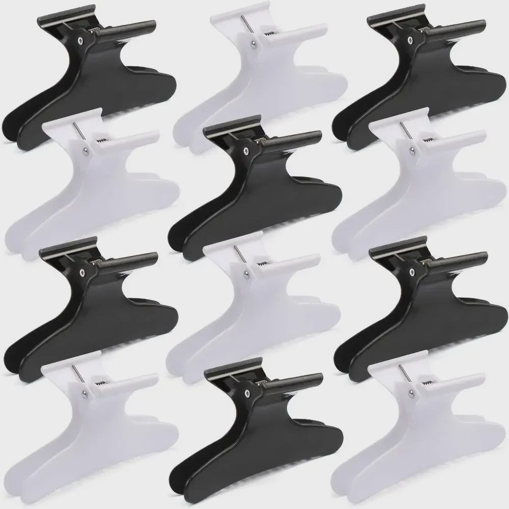 Professionele Vlinder Haarclips - Set van 25 Stuks voor Styling en Haarsecties