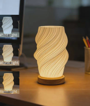 Nordic LED Tafellamp met 3 Kleurtemperaturen & USB-aansluiting
