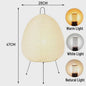 Japanse Rijstpapieren Vloerlamp - Wabi Sabi Design - Noguchi Stijl