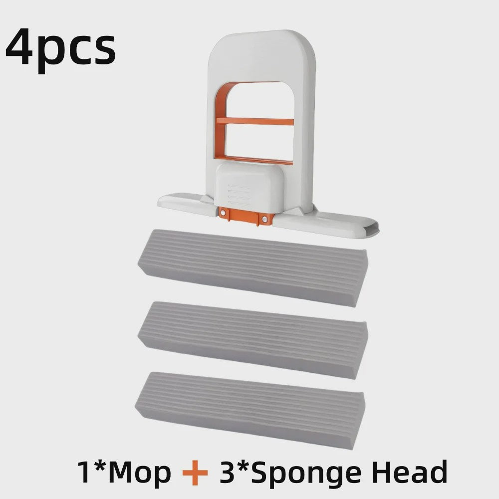 Compacte Zelfwringende Spons Mop - Handheld Mini Schoonmaakhulp voor Thuis