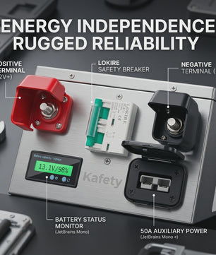 Easun 12V 200Ah LiFePO4 Accu met BMS | 6000+ Cycli | Zonne-energie, Camper, Boot, Thuisback-up