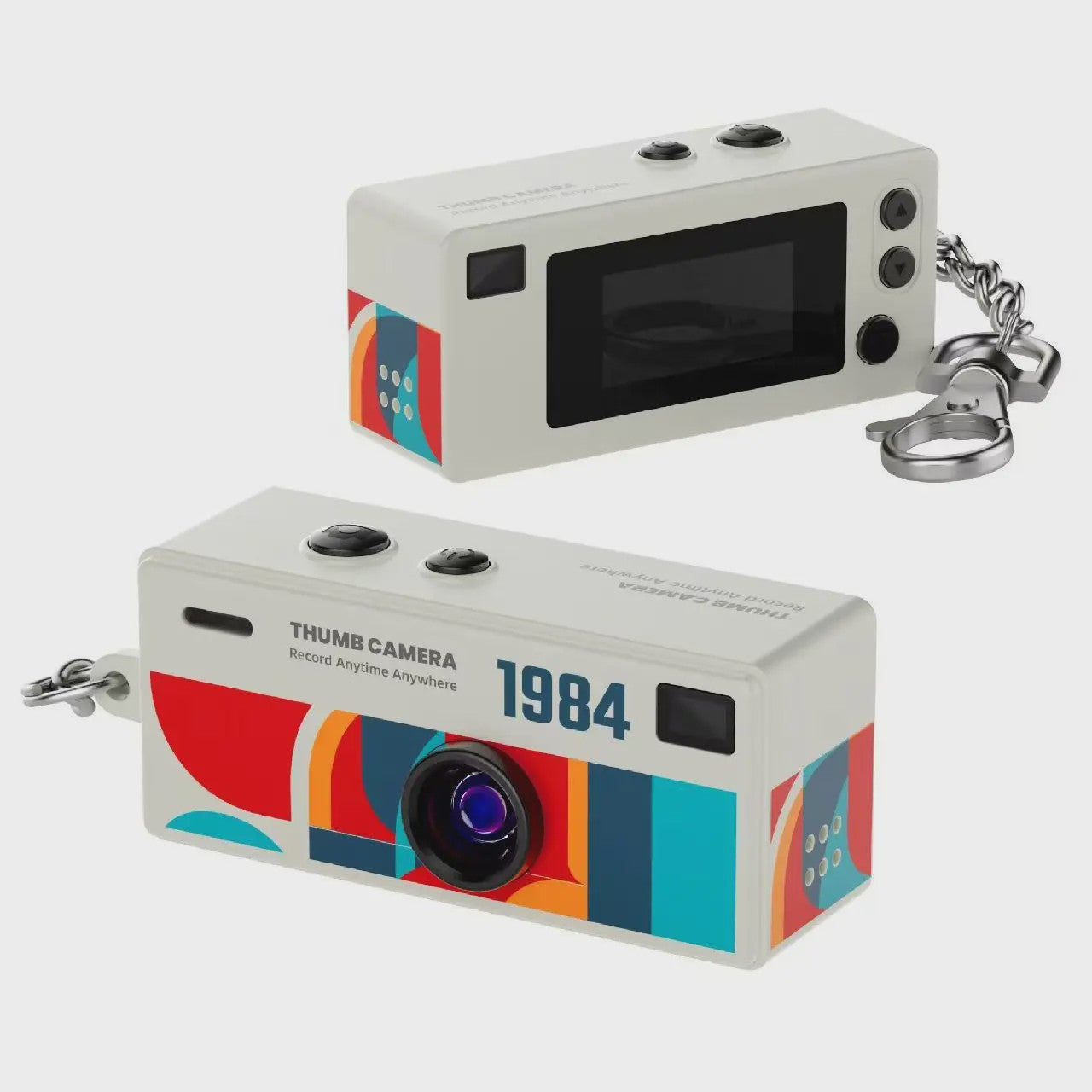 Mini Retro Digitale Camera - 1080P HD, Sleutelhanger Stijl, Met Flits