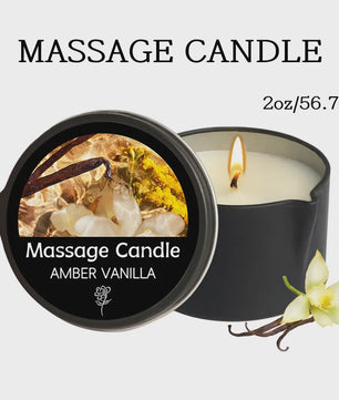 Luxe Massage Olie Kaars - Aromatherapie voor Ontspanning & Huidverzorging