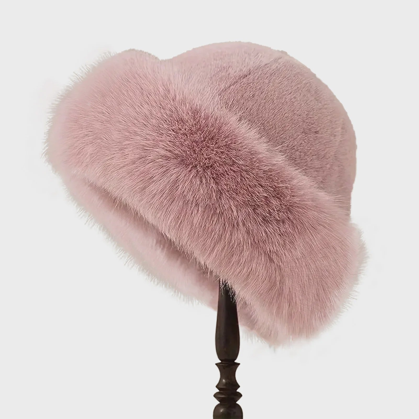 Dikke Pluche Warme Bontmuts voor Dames - Fluffy Winter Muts voor Koude Dagen