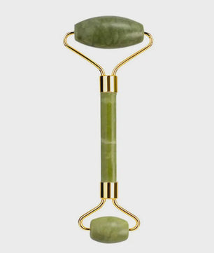 Natuurlijke Jade Roller & Gua Sha Set met Oogmasker - Gezichtsverzorging & Ontspanning