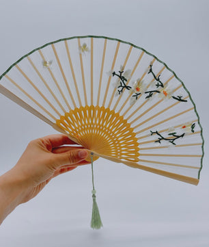 Luxe Suzhou Borduur Vouwbare Waaiers - Vintage Chinese Stijl Decoratief