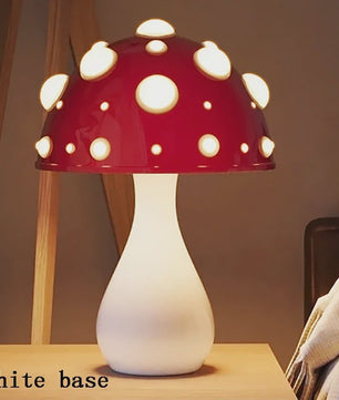 Amanita Paddenstoel Lamp met LED - Sfeervolle Decoratie voor Woonkamer & Nachtkastje
