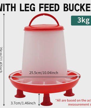 Automatische Kipvoerbak - Verschillende Maten (1.5-12kg) voor Pluimvee