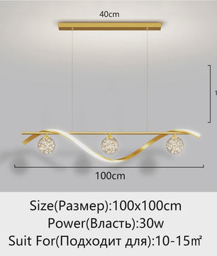 Moderne LED Plafondlamp met Dimfunctie - Stijlvolle Verlichting voor Eettafel & Keuken