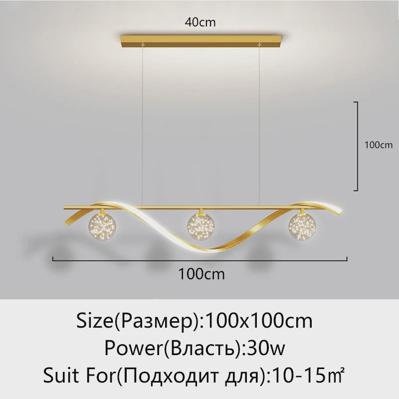 Moderne LED Plafondlamp met Dimfunctie - Stijlvolle Verlichting voor Eettafel & Keuken