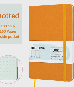 A5 Dotted Notebook met Hardcover en 100 GSM Papier - Ideaal voor Studenten, Kantoor en School