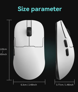 Ajazz AJ159 Pro Draadloze Gaming Muis - PAW3395 Sensor, 26K DPI, Tri-Mode Connectiviteit