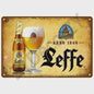 Retro Bier Metalen Wandbord - Vintage Pub Bar Decoratie