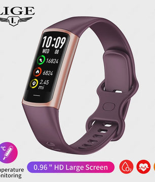 Smartwatch C68L: Fitness Tracker, Gezondheidsmonitor & Waterdichte Sport Armband voor Dames & Heren