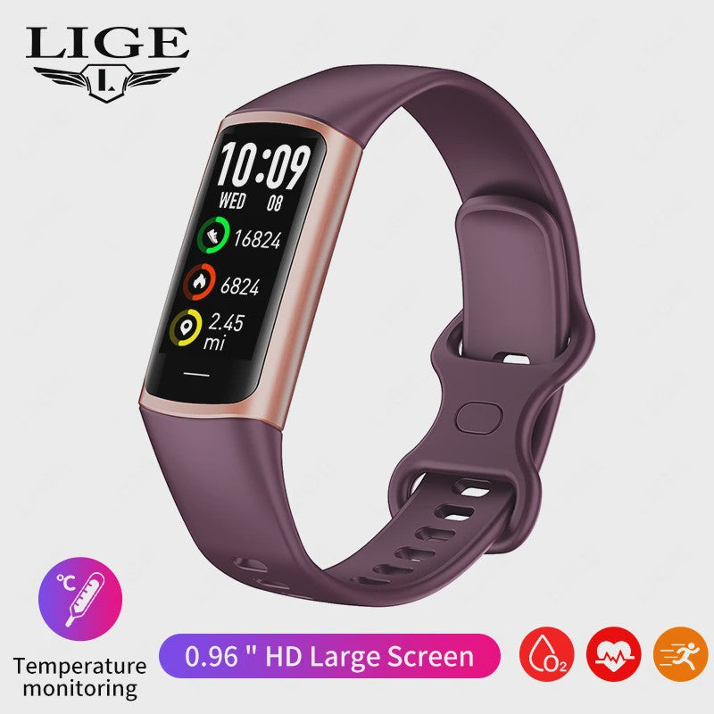 Smartwatch C68L: Fitness Tracker, Gezondheidsmonitor & Waterdichte Sport Armband voor Dames & Heren