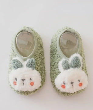 Schattige Konijn Pluche Slofjes voor Kinderen - Zacht & Antislip Binnenshuis