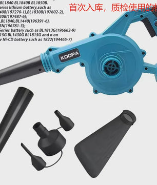 Draadloze Bladblazer - Krachtig Elektrisch, Compatibel met Makita 18V Accu's (BL1850/BL1840/BL1830)