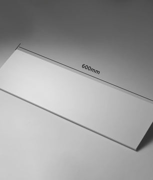 Aluminium Wandrek Zwart/Wit - Enkele Laag - Multifunctioneel voor Badkamer, Keuken & Toilet