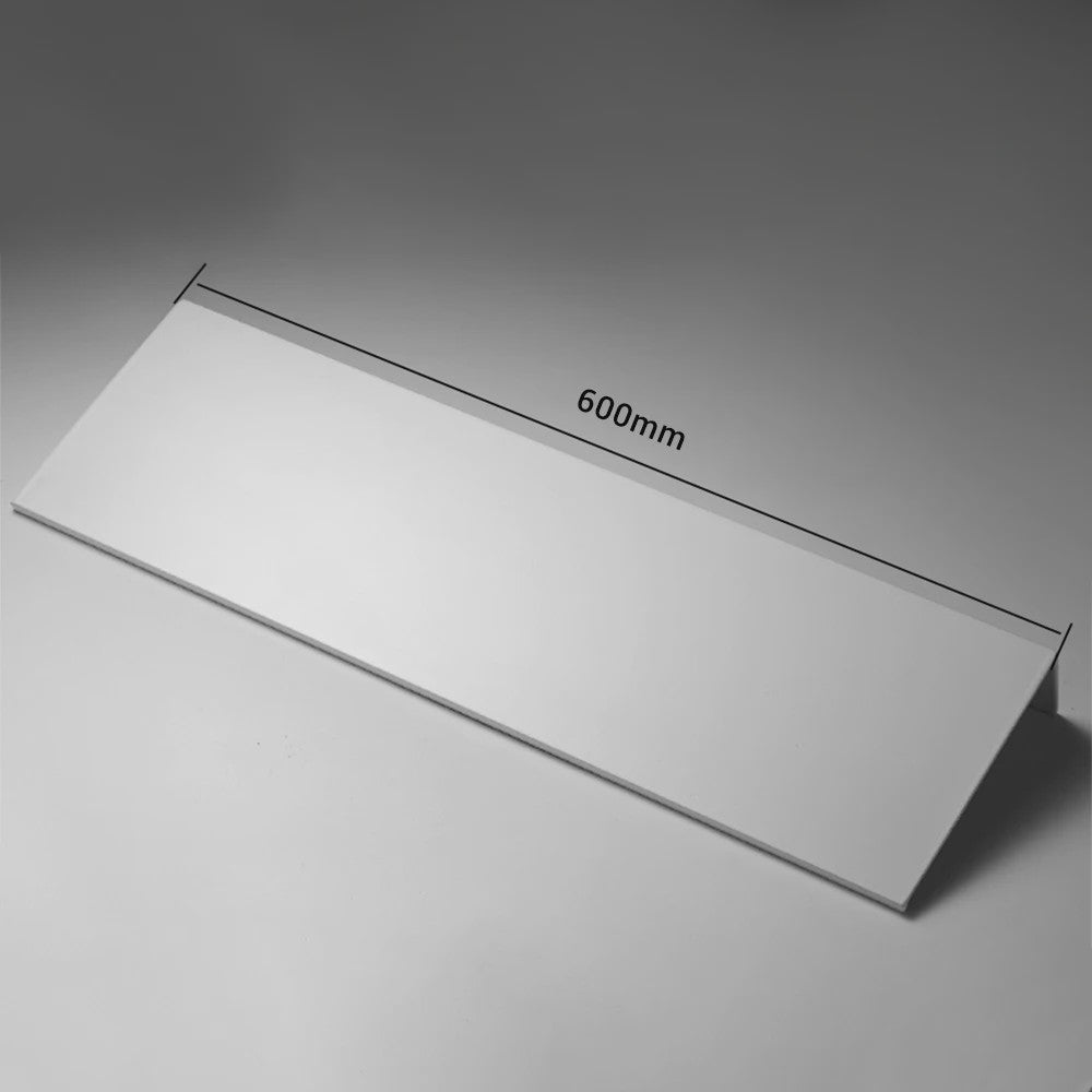 Aluminium Wandrek Zwart/Wit - Enkele Laag - Multifunctioneel voor Badkamer, Keuken & Toilet