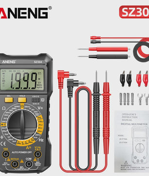 ANENG SZ304 Digitale Multimeter: Hoge Precisie AC/DC Spanning, Stroom, Weerstand & NCV Tester