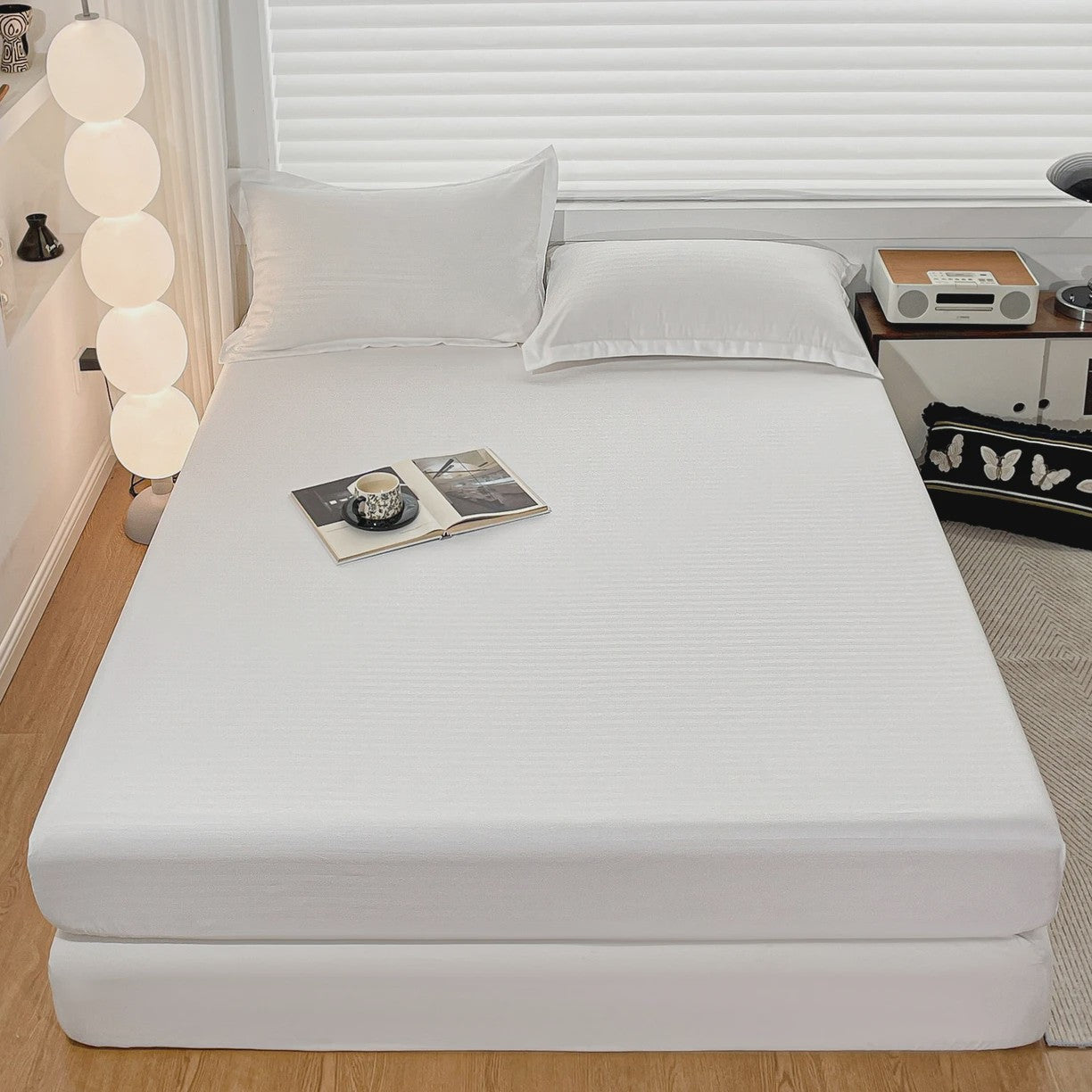 Zachte Hoeslaken met Elastische Band - Effen Kleur - 90-180x200cm