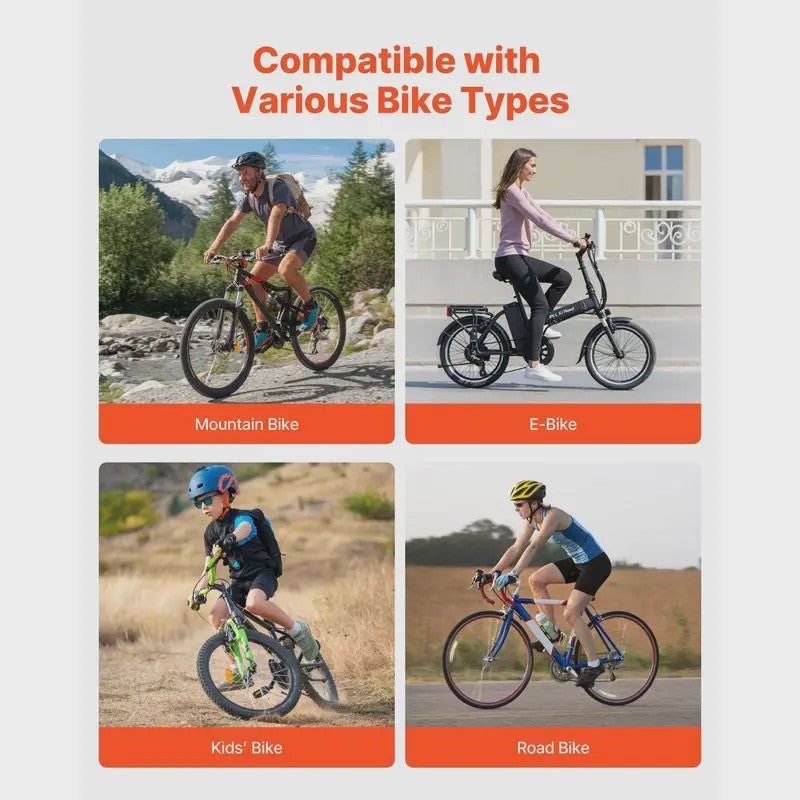 Fietsenrek voor 5 Fietsen - Carbon Staal - 136 kg Capaciteit - Verticale Fietsenstalling