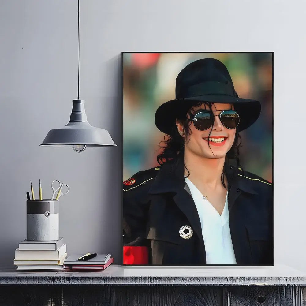 Iconische Michael Jackson Poster - Retro Muziek Kunst Decoratie